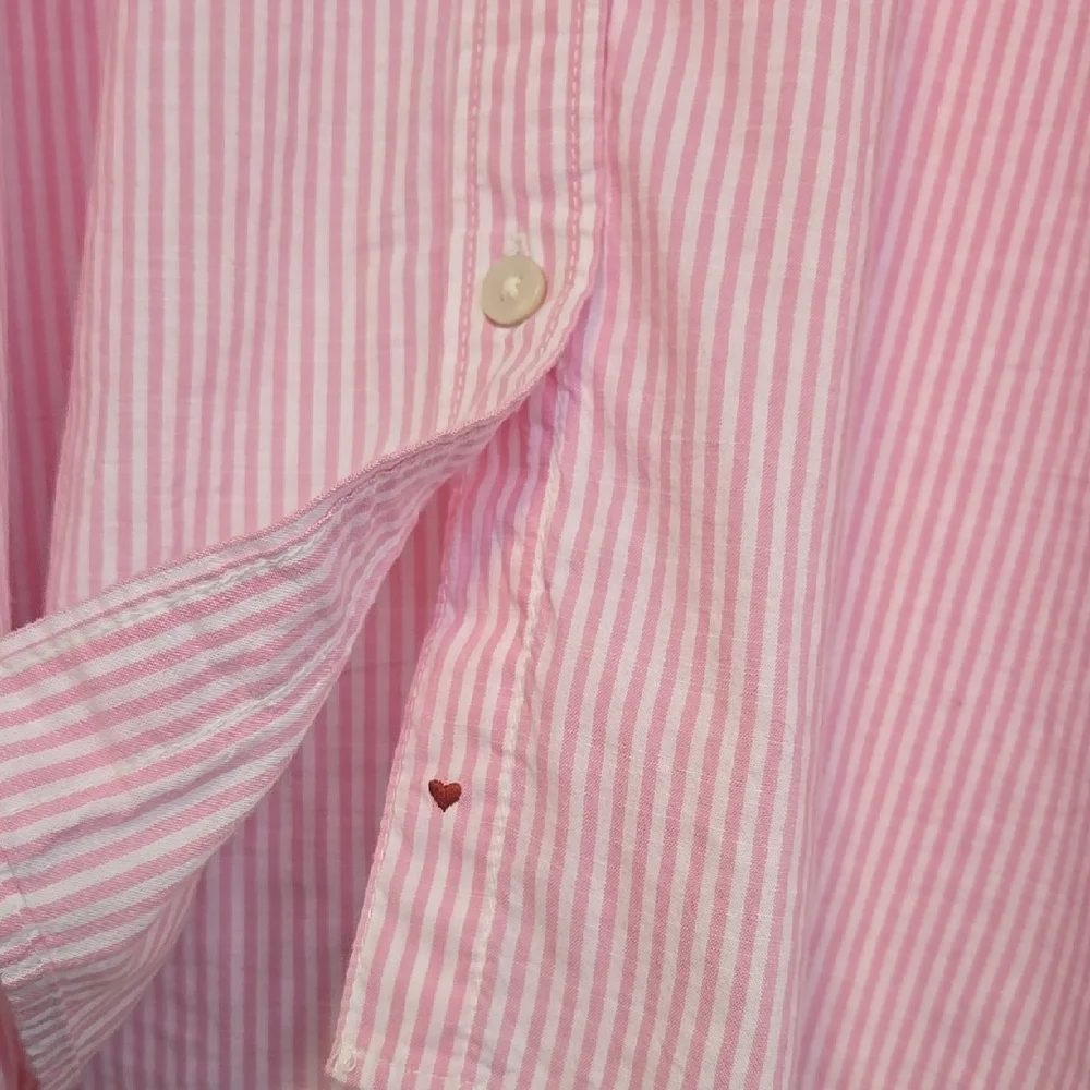 American Eagle Outfitters Women's Oversized Fit Shirt Pink Size L